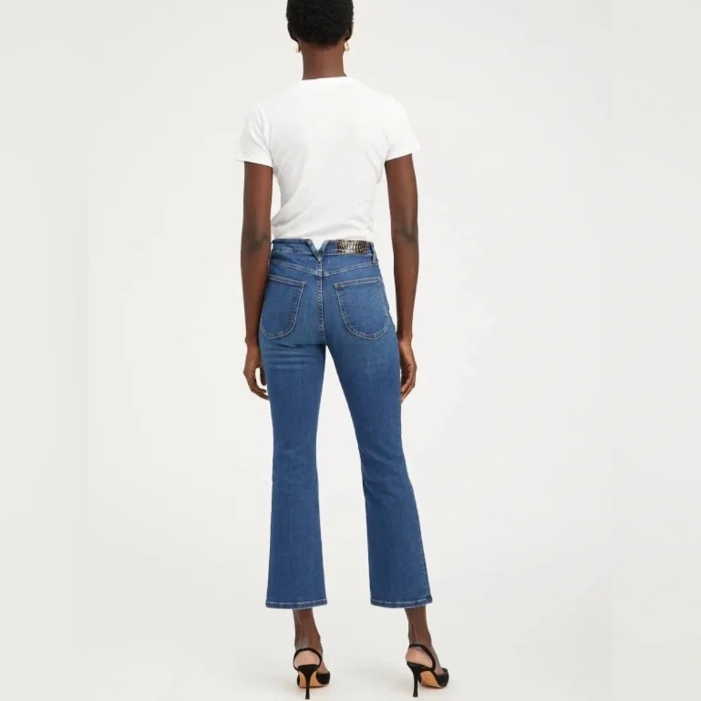 SPRWMN Gabrielle Women's Ankle Flare Denim Size 26
